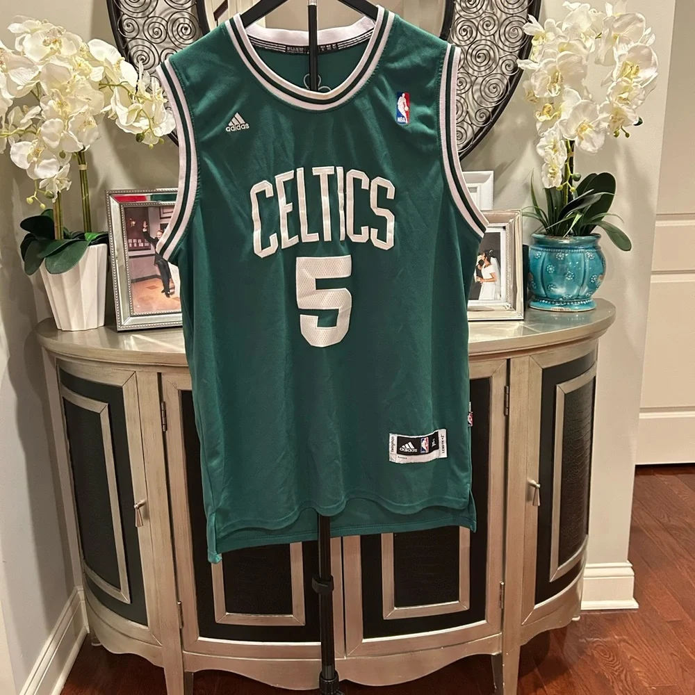 VINTAGE Kevin Garnett adidas Teal NBA Swingman Basketball Jersey - Picture 2 of 6